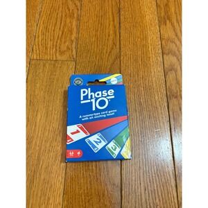 Mattel Phase 10 Card Game Rummy Type Strategy Family Game Night W4729 NEW